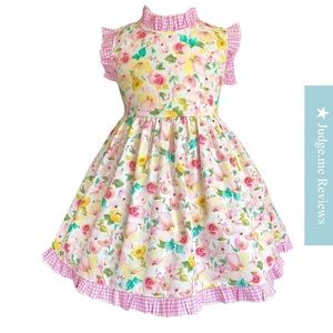 Girls Ashbury Flower Easter Dress Size 5 by Miss Marmalade